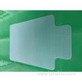 Vinyl Transparent Chair Mat Standard Pile With Lip